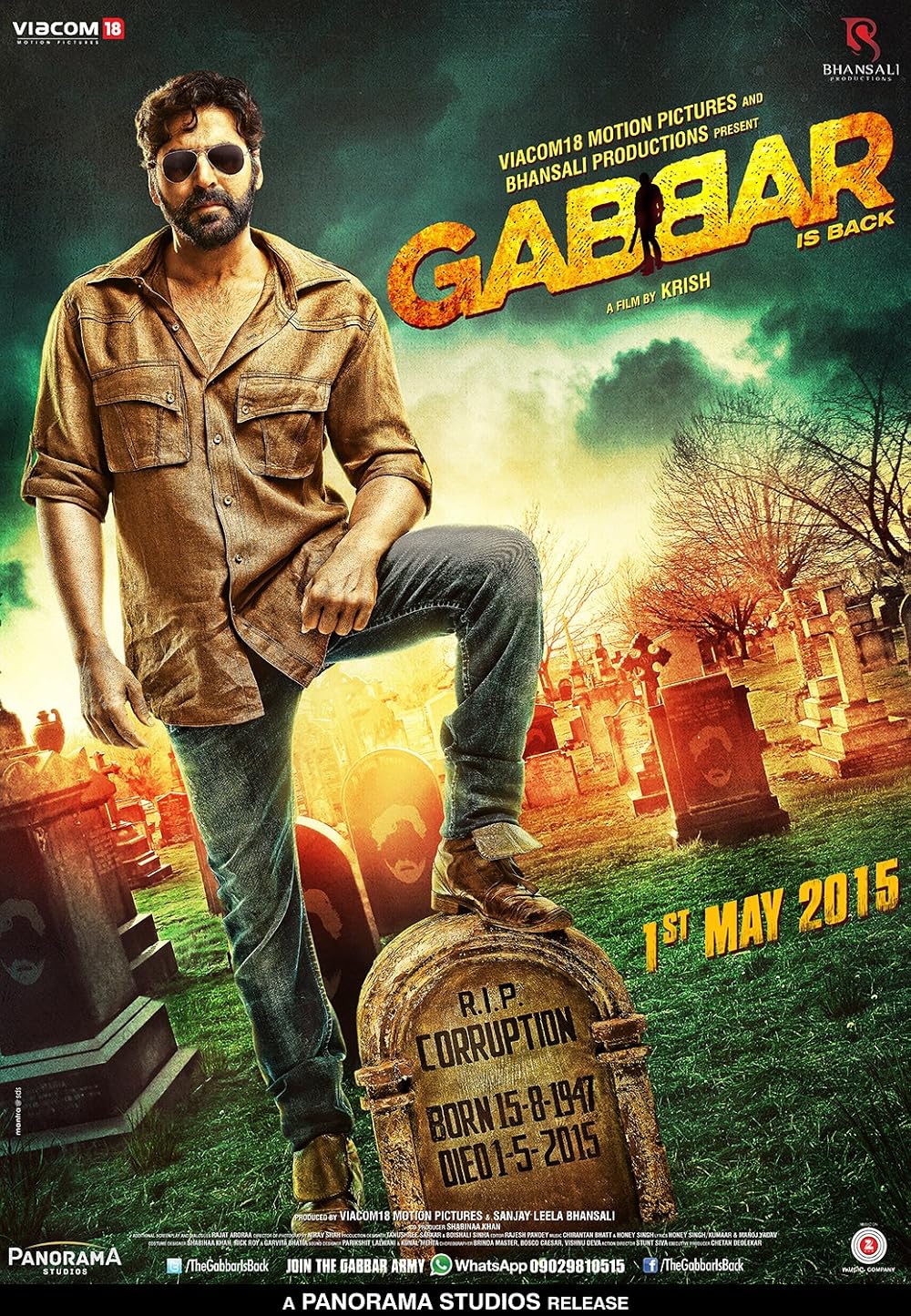 Download Gabbar is Back (2015) Hindi Movie Bluray || 720p [1GB] || 1080p [2GB]