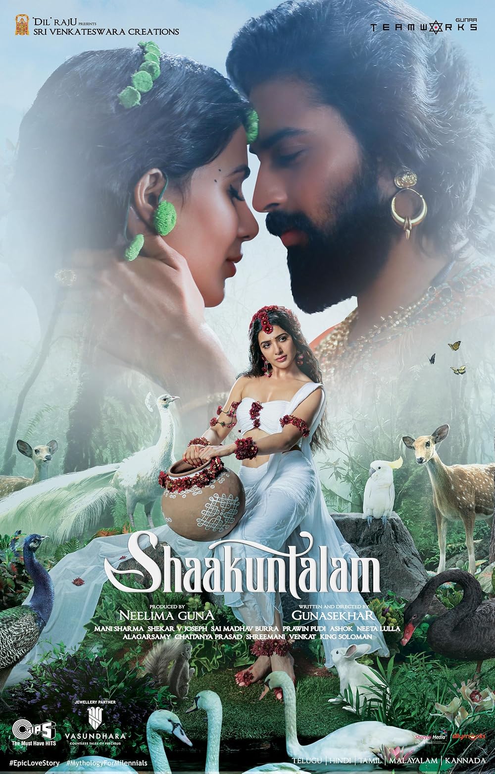 Download Shaakuntalam (2023) Hindi-Multi Audio Dubbed Movie WEB-DL || 480p [700MB] || 720p [1.3GB] || 1080p [2.6GB]