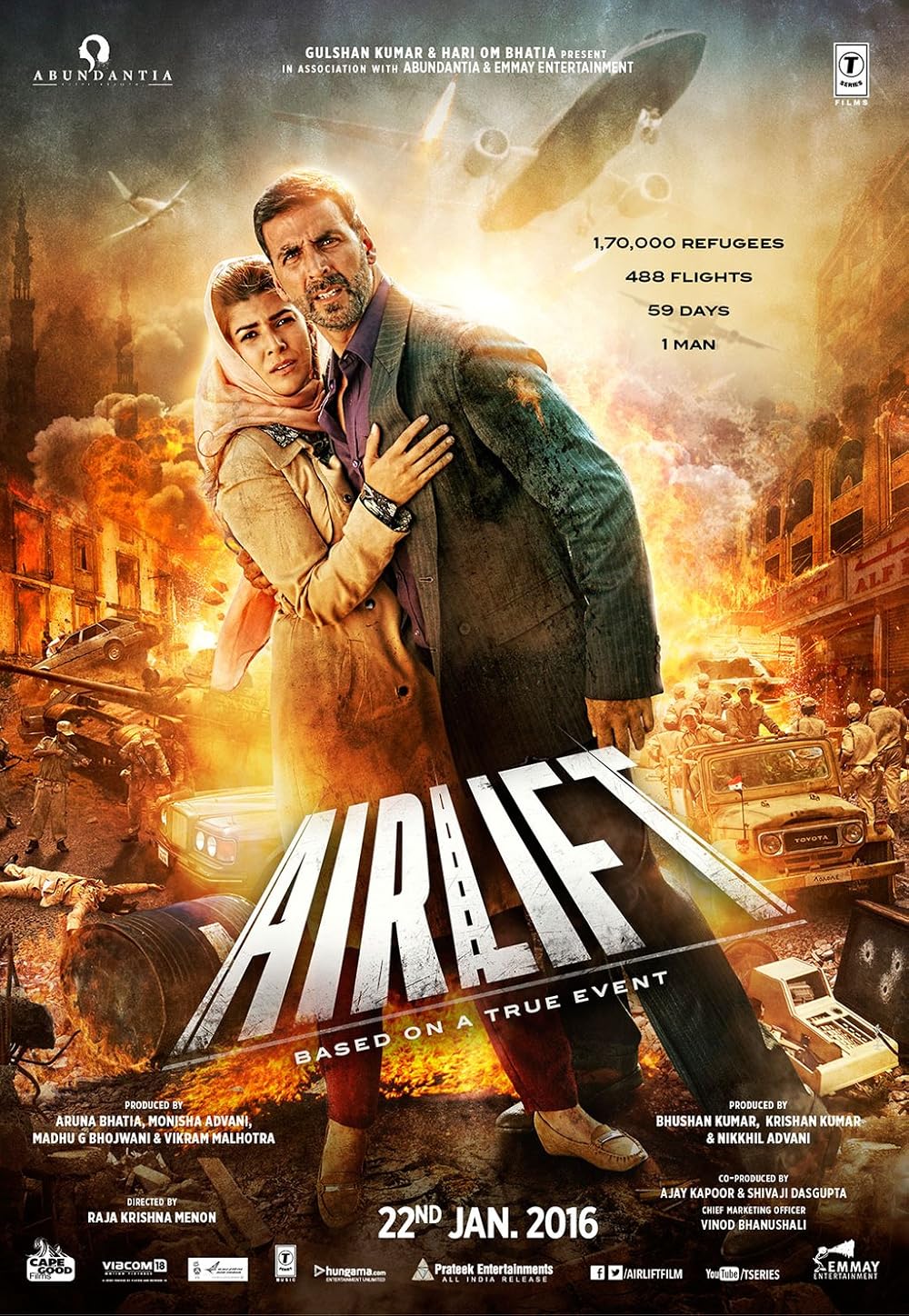Download Airlift (2016) Hindi Movie Bluray || 720p [1GB] || 1080p [2GB]