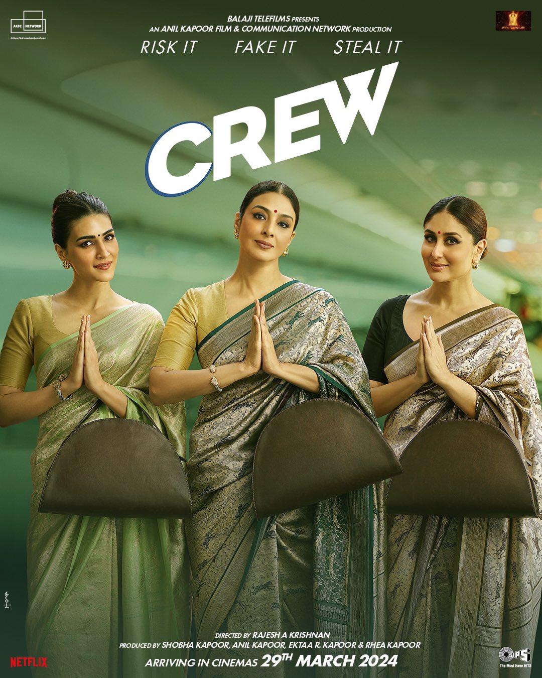 Download Crew (2024) Hindi Movie WEB-DL || 480p [550MB] || 720p [1.9GB] || 1080p [4.7GB]
