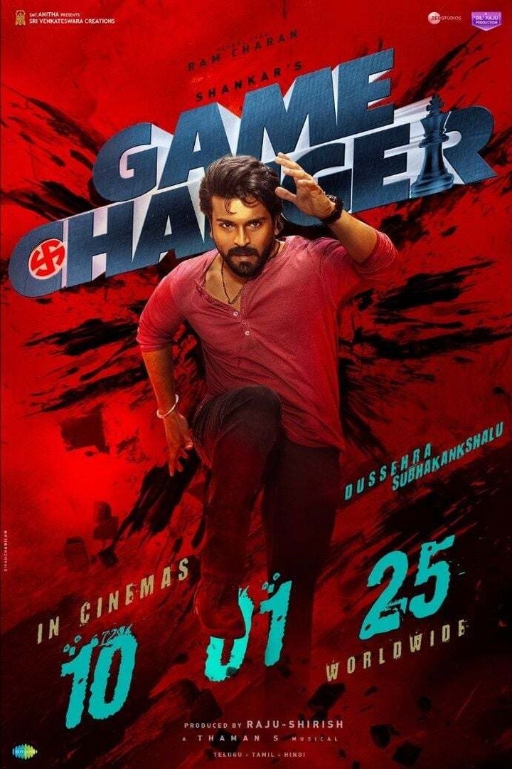 Download Game Changer (2025) Dual Audio (Hindi-Telugu) Movie  WEB-DL || 480p [600MB] || 720p [1.5GB] || 1080p [3.3GB]
