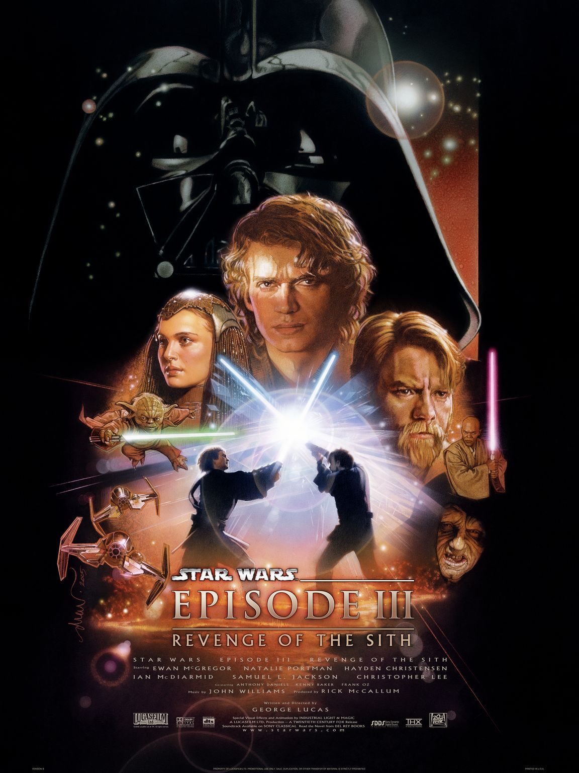 Download Star Wars: Episode III – Revenge of the Sith (2005) REMASTERED {Hindi-English} 480p [465MB] || 720p [1.62GB] || 1080p [3.56GB]